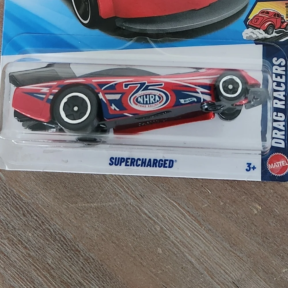 🔥 Hot Wheels NHRA 75th Anniversary SUPERCHARGED – 2026 Mainline #77/250 – NWT